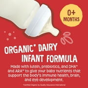 Earths Best Organic Dairy Powder Baby Formula with Iron DHA & ARA, 32 oz Canister