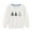 White, variant on Spazoro Toddler Kids Girls Boys Sweatshirts, Graphic Long Sleeve Crew Neck Fall Winter Tops for Childs Girls Boys Black Size 2-3 T