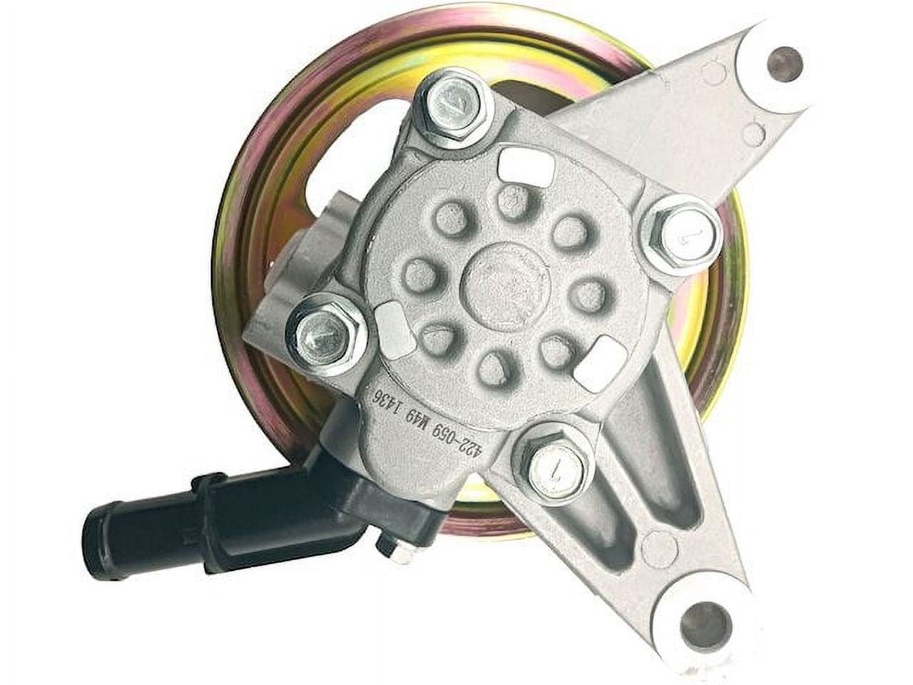 Power Steering Pump with Pulley - Compatible with 2006 - 2011 Honda Ridgeline 3.5L V6 2007 2008 2009 2010
