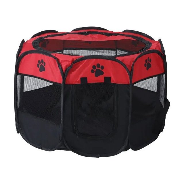 HOOPET Cat Delivery Room Detachable Summer Pet Tent Outdoor Dog Folding Fence Cat Cage Dogs Enclosure Surrounded Pet Supplies ShopWise Round