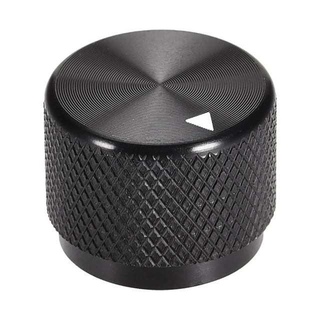 Perillas de control de volumen de aluminio negro para amplificador de guitarra