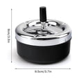 thumbnail image 4 of Portable Metal Spinning Ashtray With Press Rotating Lid, 4 of 4