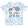 thumbnail image 3 of Inktastic My Nonno Loves Me Grandson Boys or Girls Toddler T-Shirt, 3 of 5