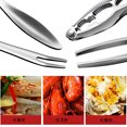 thumbnail image 5 of Juego de Herramientas para marisco XianweiShao 19 Piezas 8 Tenedores 4 Galletas de Langosta 4 Mazos 2 Tijeras, 5 of 5