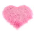thumbnail image 2 of 40x50cm shaggy en corazón área alfombra tapete alfombril cojín cojín rosa SM SunniMix Alfombra con forma de corazón, 2 of 8