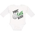 thumbnail image 3 of Inktastic Pops' Golf Buddy with Golf Ball Boys or Girls Long Sleeve Baby Bodysuit, 3 of 5