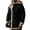 Black, variant on Viadha Mens Coat Men's Fall/Winter Fashion Fleece Jacket Stretch Washed Top Jacket