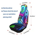 thumbnail image 4 of Sikiie Neon Free Play Car Seat Protector 2 Pack Car Seat Cushion Mat, Car Seat Covers for SUV, Truck, Van, 4 of 7