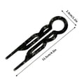 thumbnail image 4 of Xihbxyly Accesorio para El Cabello, Elegante Peine Insertable, Horquilla Multifuncional Duradera, Fácil de Hacer Moños, Uso Diario, Peinado para Ocasiones Especiales, Realza Tu Look., 4 of 6