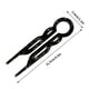 thumbnail image 3 of Horquilla universal para el pelo de pez pequeño, para uso diario, para mujer, con forma de albóndiga, artefacto para el pelo de forma pequeña, con sentido avanzado, multifuncional, cortadora de pelo d, 3 of 5