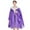 Purple*, variant on Men and Women Cape Coat Lightweight Windproof Outdoor Rain Poncho Solid Color Robe Leisure Stylish Tops