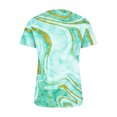 thumbnail image 4 of Patlollav Womens Summer Tops V Neck Short Sleeve T Shirts Printed Tops Button Loose Casual Tshirts, 4 of 6