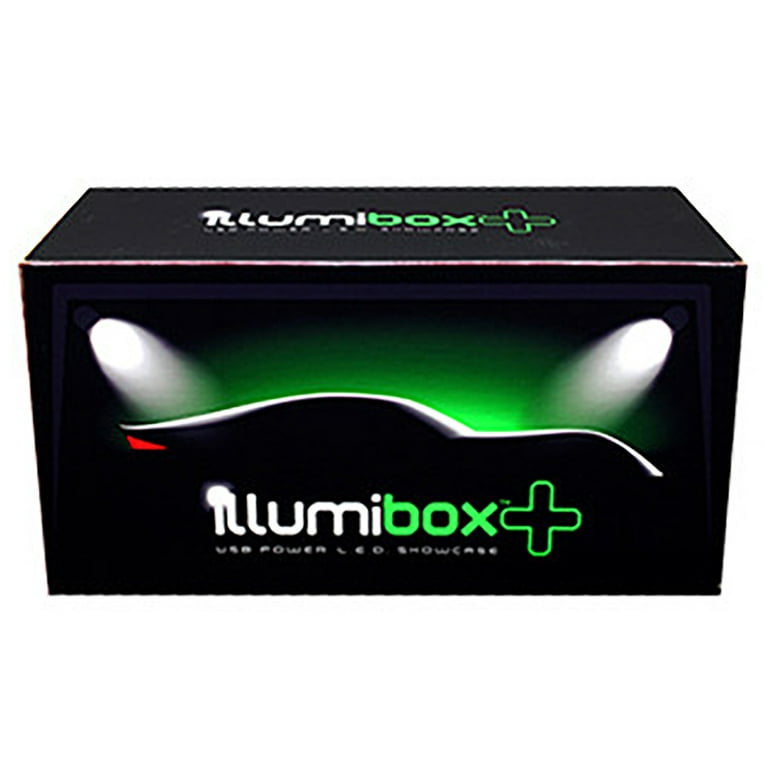 Collectible Display Show Case with LED Lights for 1/18 1/24 Models