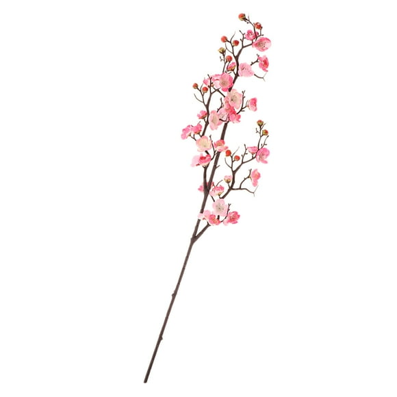 Flor Artificial De Ciruelo Plástico Artesanía De Exhibición Ornamento Para Escritorio Sala Colco Flor de ciruelo artificial