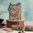 thumbnail image 6 of Kraft Greenwich Village Ravens Wrapping Paper Roll - Mini Roll - 17 Inch x 16.5 Feet - Vintage Forest Scenery Ravens Kraft Wrapping Paper for Birthday, Wedding, Halloween, 6 of 8