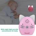 thumbnail image 2 of 2.4GHz Wireless o Baby Monitor, Music, Two-Way Talk, Small Night Light, Walkie Talkie 100-240V, EU Plug Pink, 2 of 3