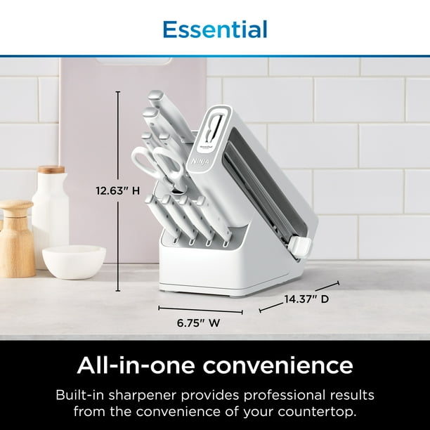 Ninja NeverDull Essential 10-Piece Knife System with Built-In