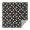 Black Cartoon Unicorn-3, variant on Black Cartoon Unicorn Flower Pattern Square Tablecloth,Waterproof Square Table Cover,Wipeable Spillproof Washable Table Cover for Home Kitchen Party Decor 42"X42"(107x107cm)