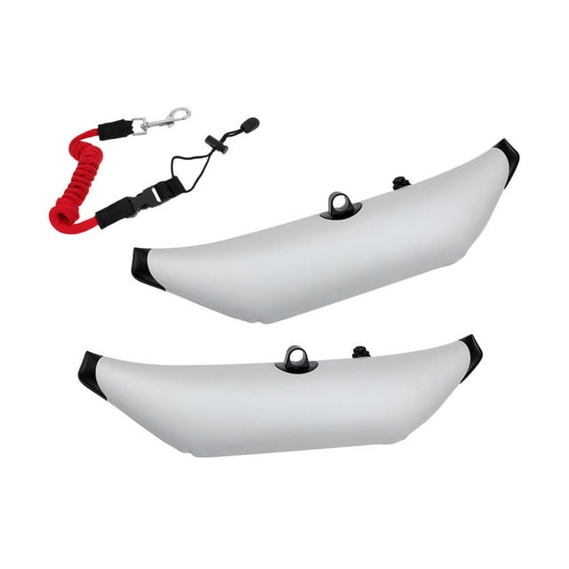 Kayak Standing 2 Estabilizador de estabilizador inflable y correa de elástica de liberación rápida Cola Estabilizador de estabilizador de kayak