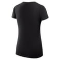 thumbnail image 3 of Women's G-III 4Her by Carl Banks  Black Oklahoma City Thunder Super-Slim Fit Lightweight Team Sport V-Neck T-Shirt, 3 of 3