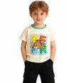 thumbnail image 4 of OVAFBAU Boys Short Sleeve T Shirts Kids Summer Tops Toddler Unisex T Shirt Graphic Short Sleeve Versatile Sleeveless Tops, 4 of 8