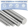 thumbnail image 4 of Uxcell 2 Pcs Varilla Redonda de Titanio, 0.2" Diámetro (5mm) 8" Longitud GR5 Metal Sólido TC4 Varilla Redonda para Modelos de Aviones, Coches, Barcos, Manualidades de Bricolaje, 4 of 7