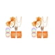 thumbnail image 1 of Jumpingount 1 Juego de disfraces de los años 80, accesorio de fiesta clásico, atuendo de mujer, ropa ornamental de red de pesca de encaje para Naranja 2piezas, 1 of 6