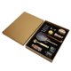 thumbnail image 1 of Feather Dip Pen Set, Wax Dip Ink Stamp Kit for Writing, Vintage Stationery for Students, Gift Box, SP225064, Pearl Gray, 1 of 2