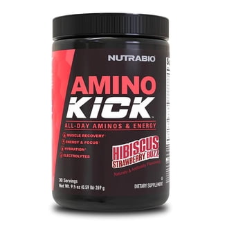 NutraBio Amino Kick - Amino Acid Energy Formula - BCAA's
