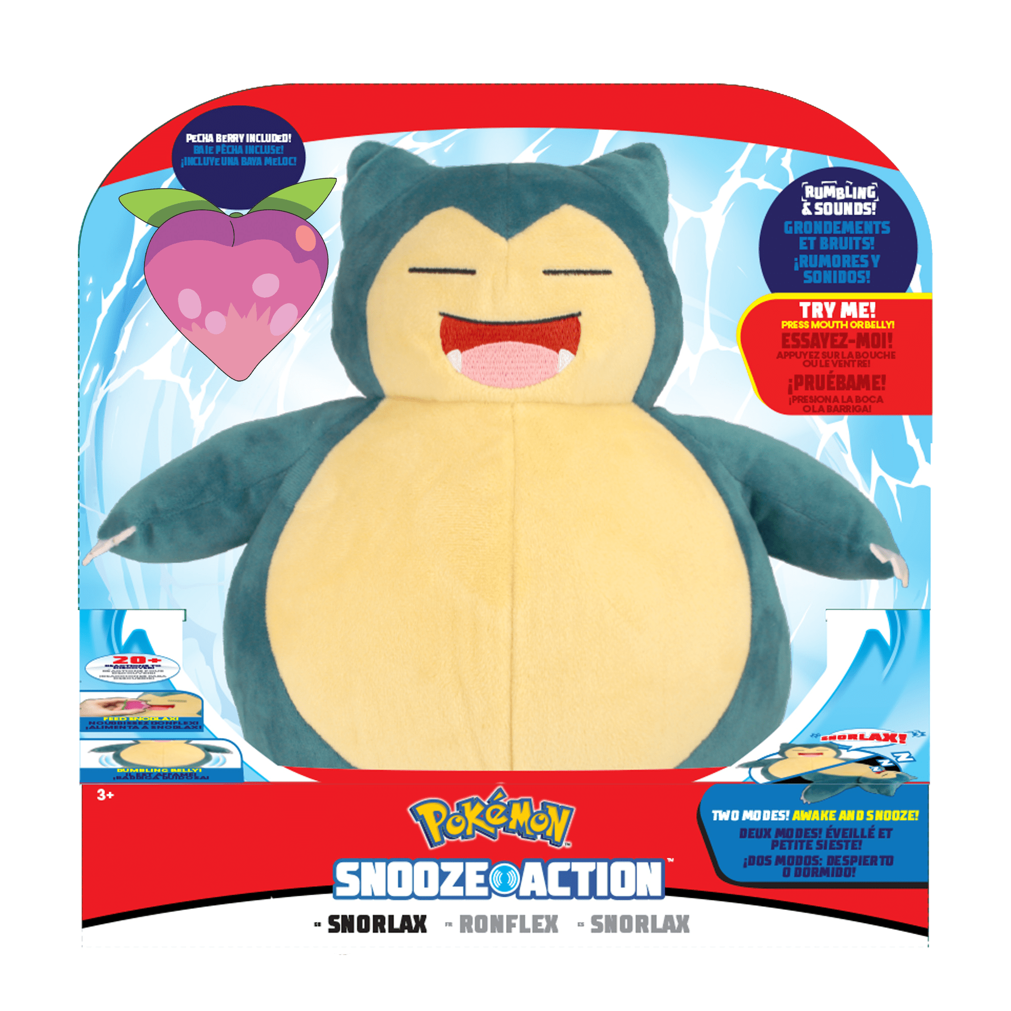 pokemon snooze action snorlax