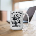 thumbnail image 5 of Anything is Possum-able Funny Possum Mug, Possum Lover Positive Coffee Cup, 5 of 5