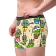 thumbnail image 2 of Vsdgher Cute Cartoon Cactus Pattern Men's Boxer Brief Underwear,Soft Funny Underwear for Men-Medium, 2 of 5