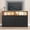 black, variant on Modern 6 Drawer Wooden Dresser with LED Lights and Power Outlet, Large Capacity Storage Chest for Bedroom, TV Stand with Handles and Spacious Drawers