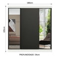 thumbnail image 3 of Ropero Closet Madesa Reno 3 Puertas Corredizas con Espejos, 3 of 5
