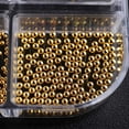 thumbnail image 5 of 1Box Pearl Decorations Nail Charms White Round Nail Parts Gold Steel Beads Balls Jewelry Nail Art Accessories Color:ZZ01, 5 of 5