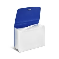 Staples Plastic Accordion File 7-Pocket Letter Size Assorted Colors (TR51809)