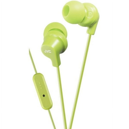 JVC Inner Ear Headphones, Green, HAFR15G