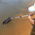 thumbnail image 3 of TELESCOPIC FOLDING FISHING LANDING NET EXTENDING TELE POLE MICRO MESH 3 SECTION, 3 of 12