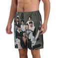 thumbnail image 2 of Stray Kids Men's Swim Trunks Quick Dry Beach Board Shorts with Pockets Mesh Lining Bathing Suits, 2 of 7