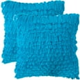 thumbnail image 1 of Safavieh Cali Plush Shag Pillow, Set of 2, 1 of 2