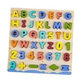 thumbnail image 3 of Rompecabezas de madera con letras y números, material didáctico, juguete educativo, rompecabezas de letras y números, para niños y niñas, material de, 3 of 9