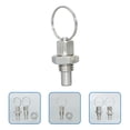 thumbnail image 4 of Miangastore 4pcs Stainless Steel Locking Pins Non Lockout Spring Plunger with Pull Ring, 4 of 9