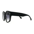thumbnail image 3 of Womens Oversize Pentagon Size Lens Thic Horn Rim Vintage Style Sunglasses Black Smoke, 3 of 4