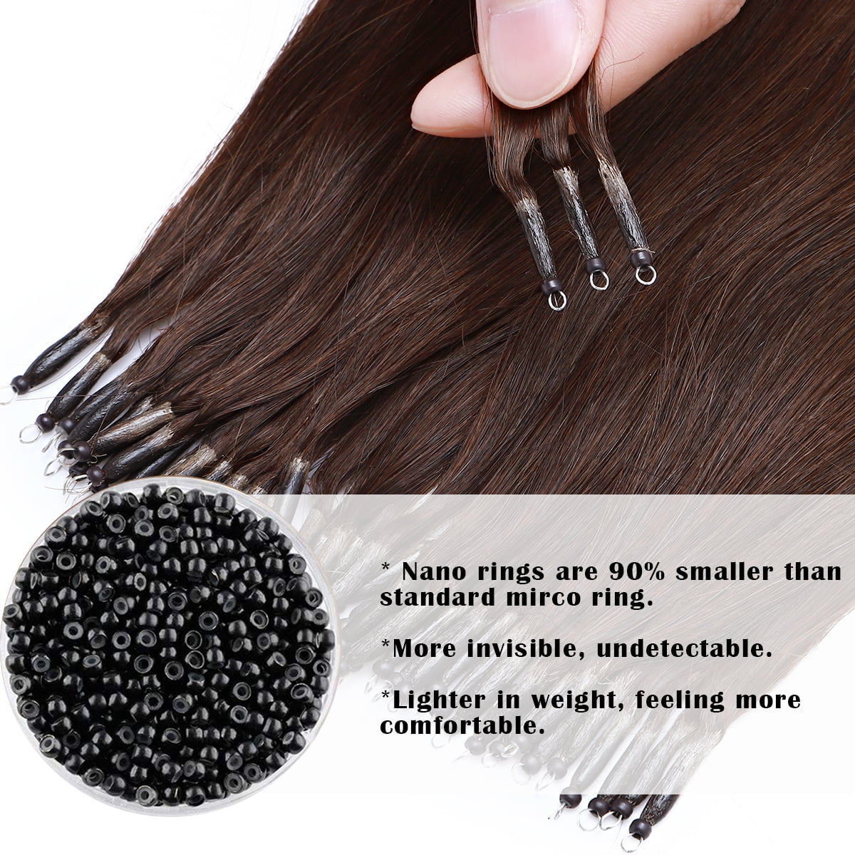 MICRO RING HAIR EXTENSIONS (I-TIP) - 24