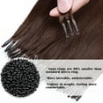 thumbnail image 4 of SEGO 100% Remy Human Hair Extensions Micro Loop Hair Extension Nano Micro Bead Ring Thick Hair Piece Clearance, 4 of 8