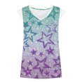 thumbnail image 4 of Tops de moda para mujer, sin mangas, informales, estampados, básicos, sin mangas, chaleco de encaje Fridja  qr5961, 4 of 6