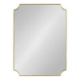 thumbnail image 6 of Kate and Laurel Healey Glam Scalloped Wall Mirror, 22 x 30, Gold, Minimal Scallop Mirror for Classic Traditional Wall Decor, 6 of 8