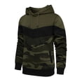 thumbnail image 5 of TBWYF Hooded Sweatshirt Men's Sports Sweater Long Sleeve Hoodies Pullover for Men Green S, 5 of 8