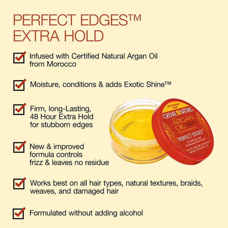 Red One Hair Gel Argan Oil - Ultra Strong Hold Hair Gel with Argan Oil