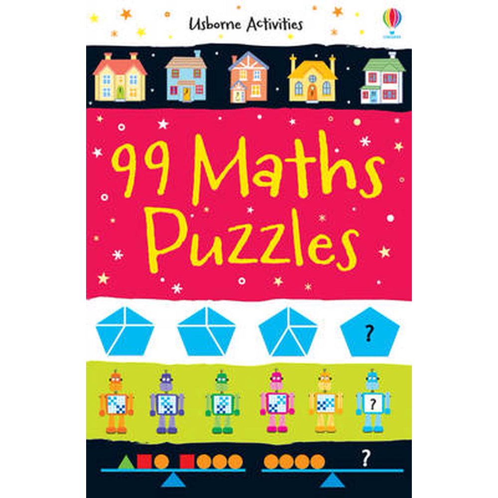 99 Maths Puzzles (Usborne Puzzle Books) (Paperback)